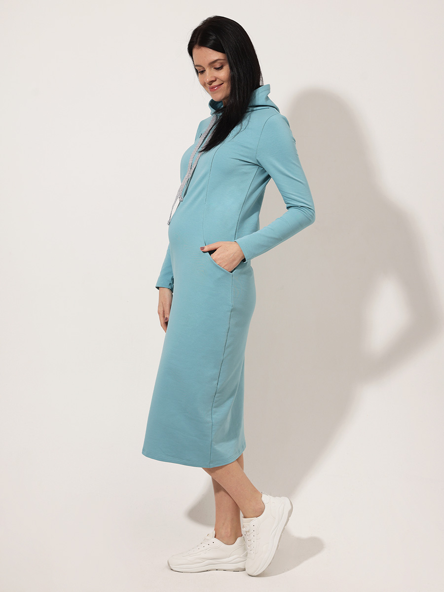 235505 FEST Платье для беременных и кормящих женщин с длинным рукавом