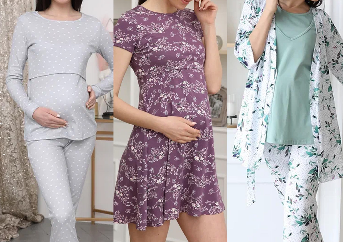 От фисташкового до мятного: самые модные цвета зимы 2022 года в домашней одежде для беременных