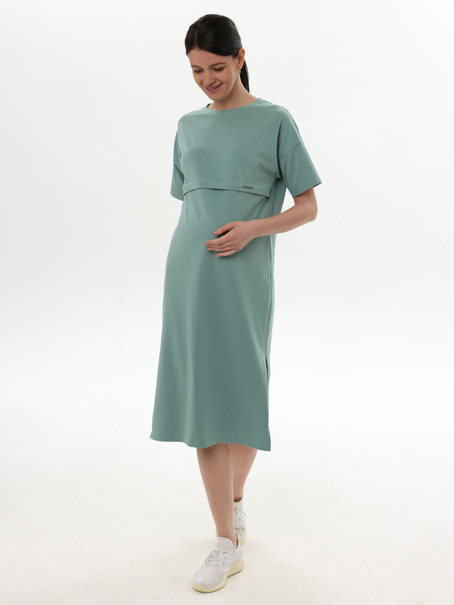 147505 FEST Платье для беременных и кормящих женщин с коротким рукавом